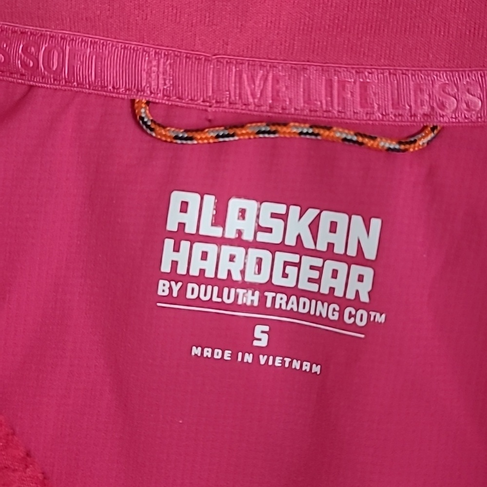 Alaskan Hardgear AKHG Crosslayer 1/4 Zip Mock Raspberry Sorbet Jacket Small - Picture 6 of 9